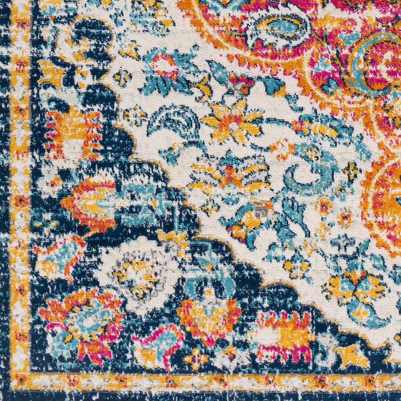 Livabliss Kimaree Bright Boho Medallion Area Rug
