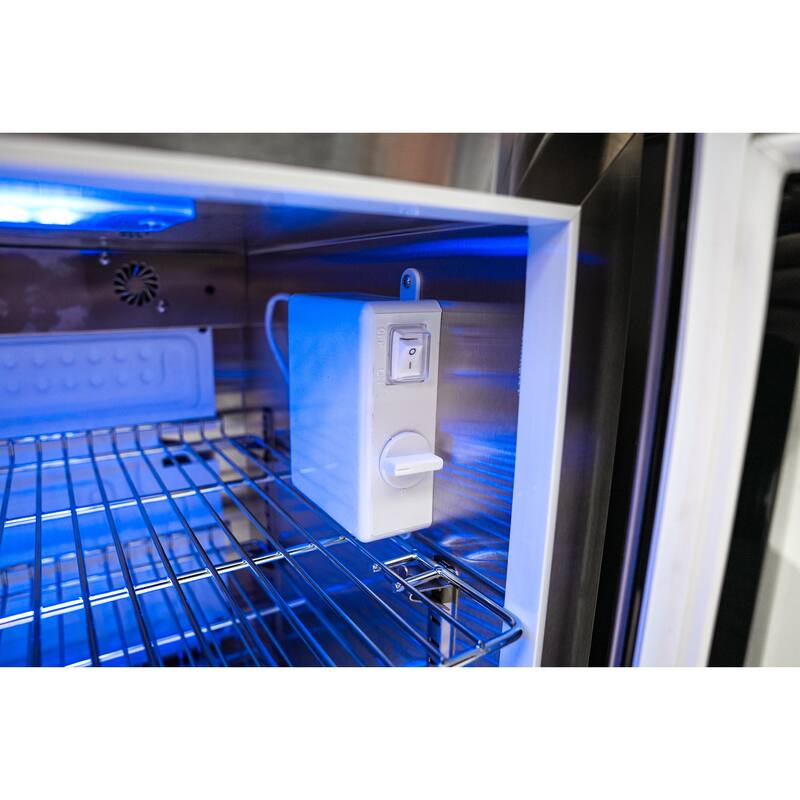 Mont Alpi MASF-SS Stainless Steel Beverage Center Cabinet Module with Outdoor Refrigerator Faucet and Sink + Storage Cabinet