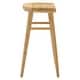 preview thumbnail 14 of 28, Saville Backless Wood Counter Stools - Set of 2