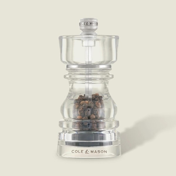 Cole & Mason London Acrylic Pepper Mill 5"