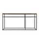 preview thumbnail 4 of 5, Sutton 63" Iron and Wood Console Table with Storage