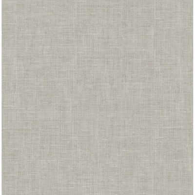 Seabrook Designs Jocelyn Faux Linen Unpasted Wallpaper