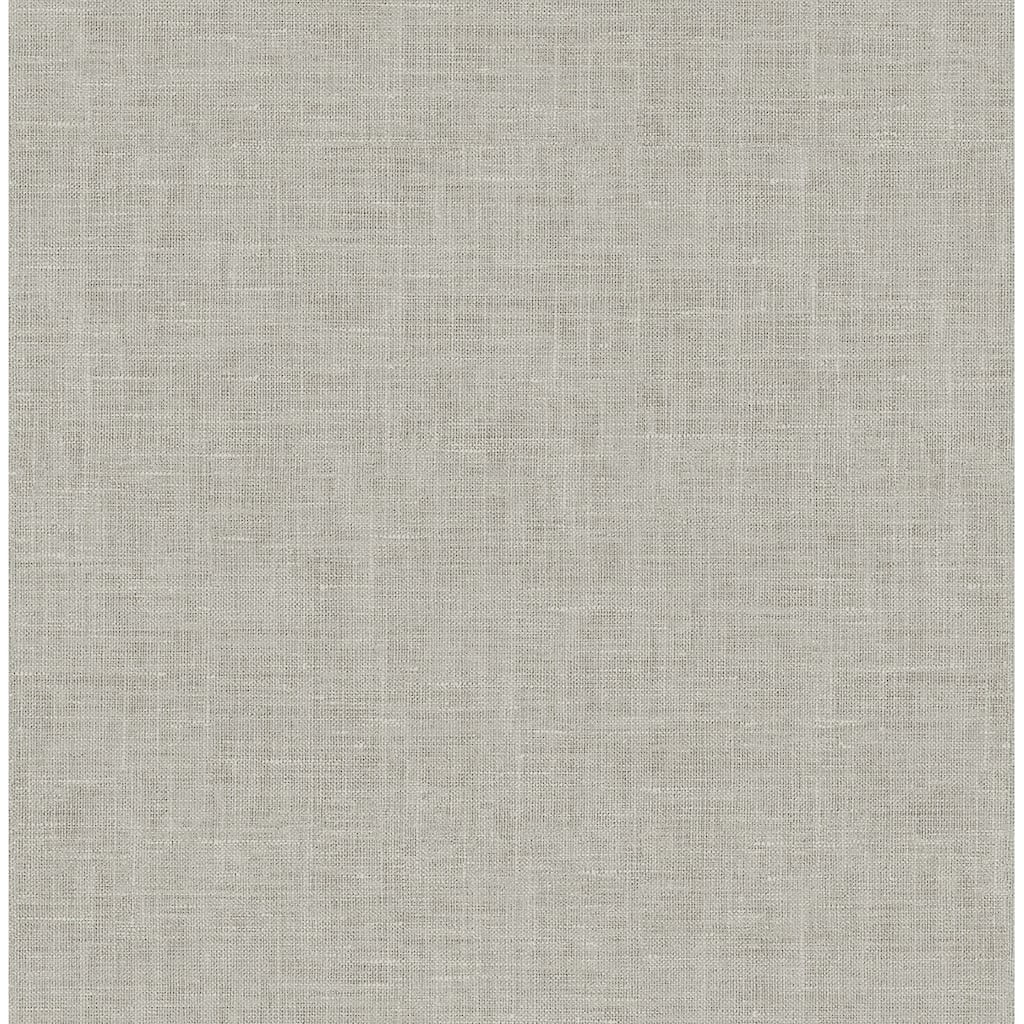 Seabrook Designs Jocelyn Faux Linen Unpasted Wallpaper