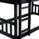 preview thumbnail 15 of 49, Detachable Triple Bunk Bed with Ladders,Twin over Twin over Twin