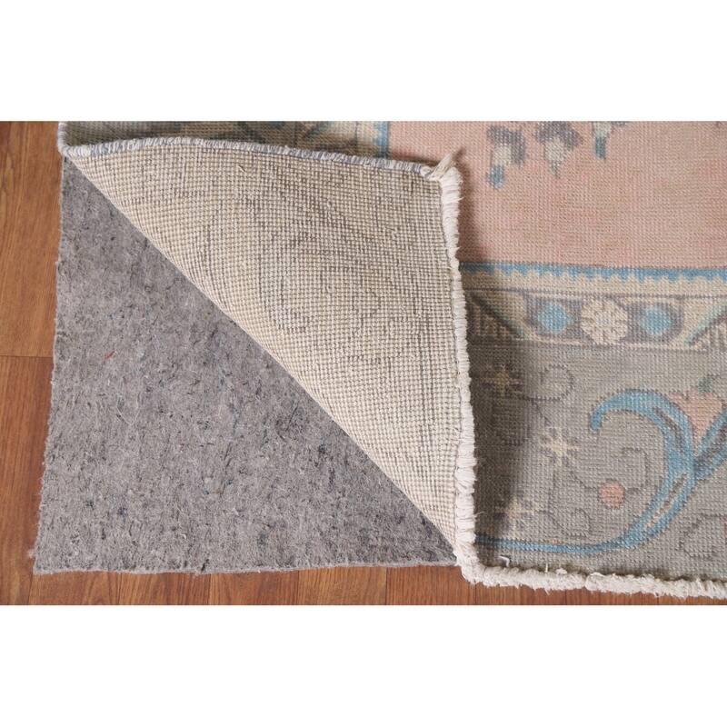 Hand Knotted Oriental 100% Wool Carpet Traditional Medallion Coral Tabriz Area Rug - 11' 11'' X 8' 8''