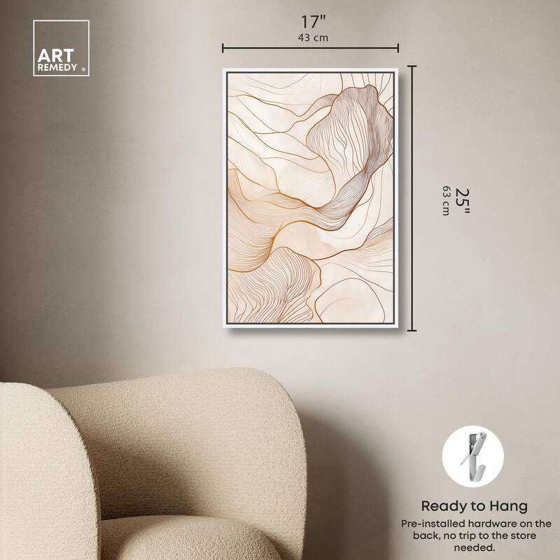 Contoured Reverie II Canvas by Art Remedy