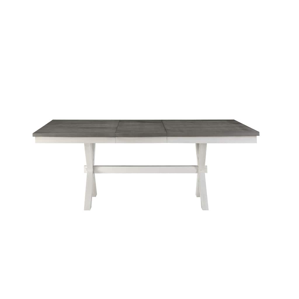 Vilo Home Lido Bay 2-Tone Extendable Dining Table
