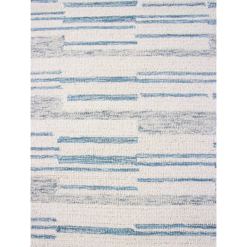 Bashian Naveen Ivory & Blue Transitional Area Rug