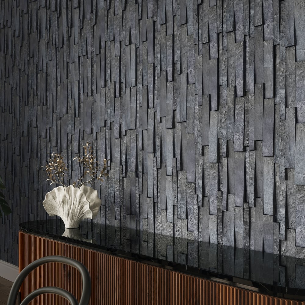 Linear Lines 6 in. x 12 in. Split Face Slate Wall Tile
