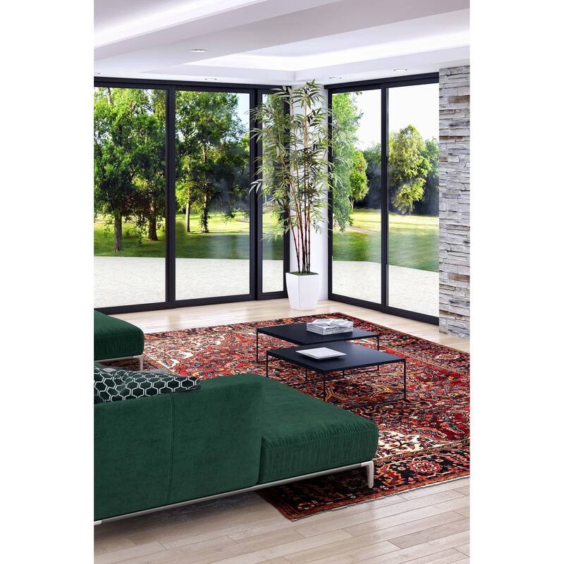 ECARPETGALLERY Hand-knotted Sarabi Red Wool Rug - 8'6 x 10'11