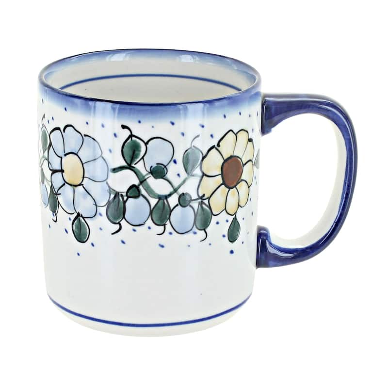 Blue Rose Polish Pottery WR Unikat Mug