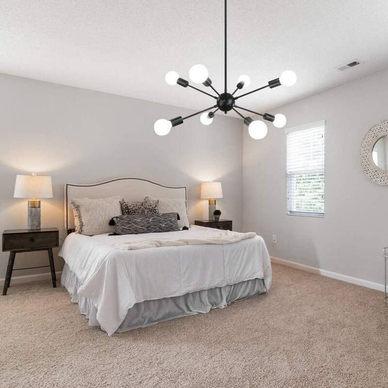 8 Lights Sputnik Chandelier Ceiling Light Fixture Industrial Vintage