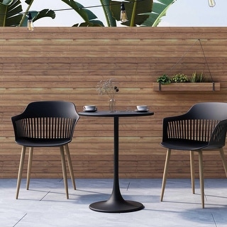Kurv 24" Bistro Table, Weather Resistant, Indoor/Outdoor