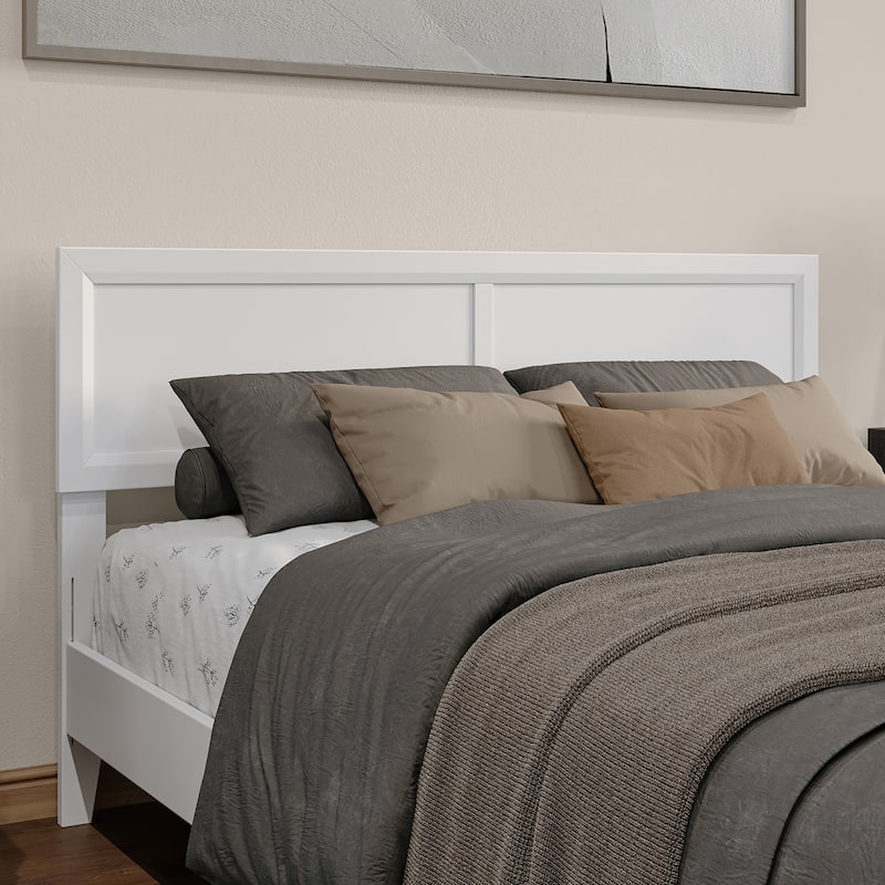 Sophia Solid Wood Headboard - White - Queen