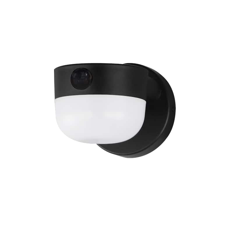Maxim 51115 Michelle 5" Tall LED Outdoor Wall Sconce with Motion - White / Black
