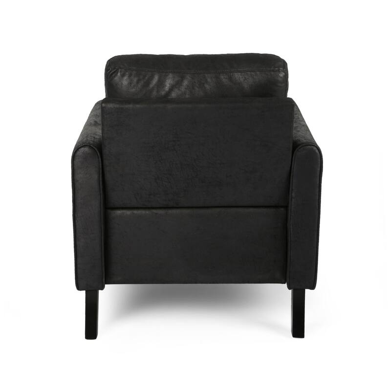 Black 31" Microfiber Club Chair