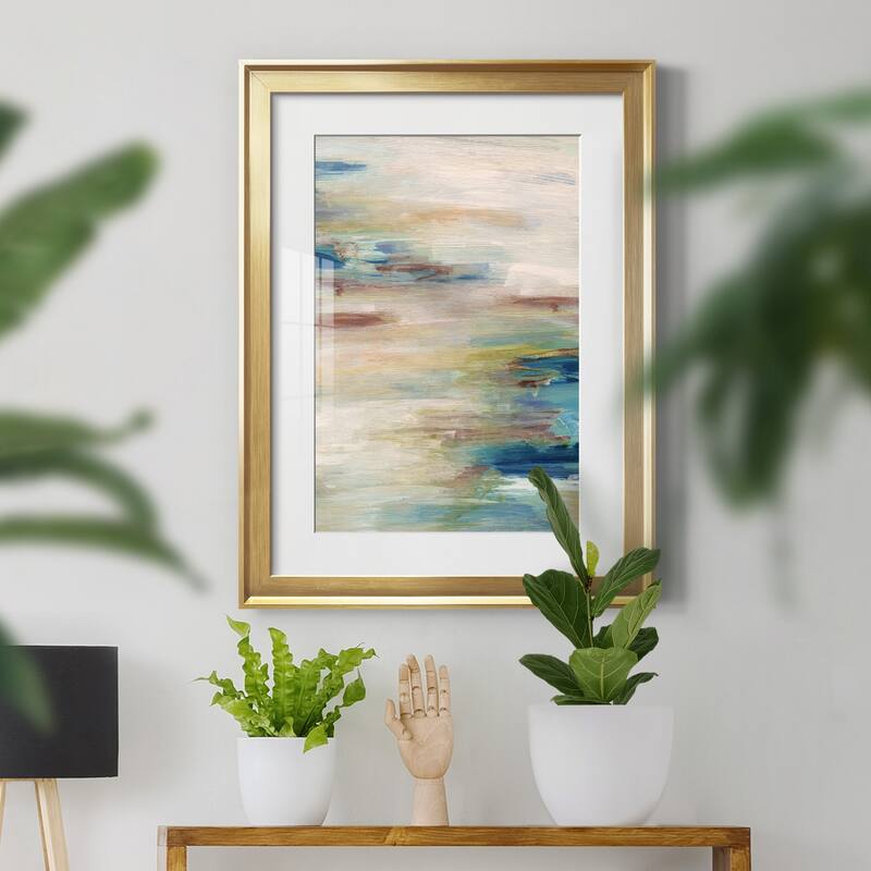 Meandering Coast Premium Framed Print - Ready to Hang