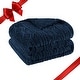 preview thumbnail 33 of 95, Superior Arctic Boho Jacquard Plush Fluffy Fleece Blanket
