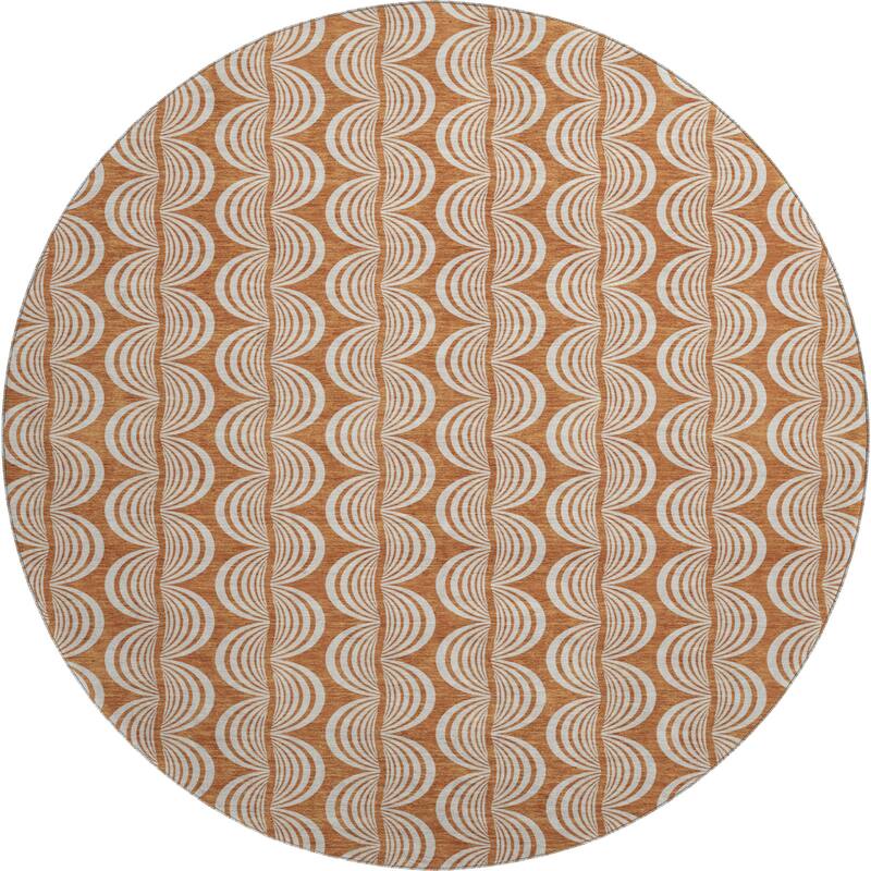 Premium Washable Super Soft Transitional Scallop Mayfield Rug