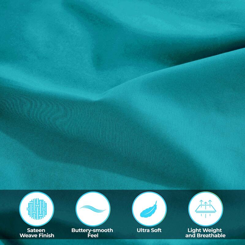 Superior Egyptian Cotton 300 Thread Count Solid Bed Sheet Set