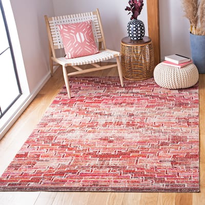 SAFAVIEH Montage Trine Indoor/ Outdoor Waterproof Patio Backyard Rug