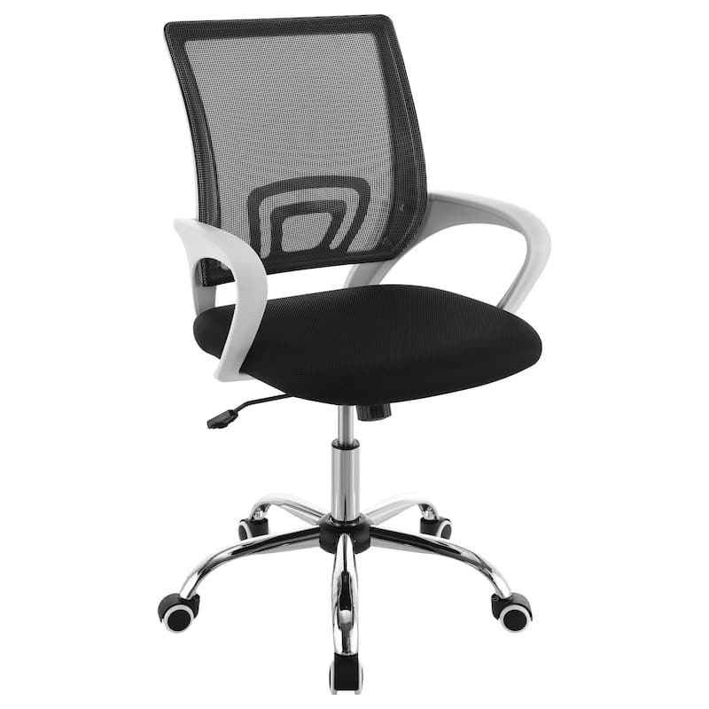 Felton Upholstered Adjustable Home Office Desk Chair - Black