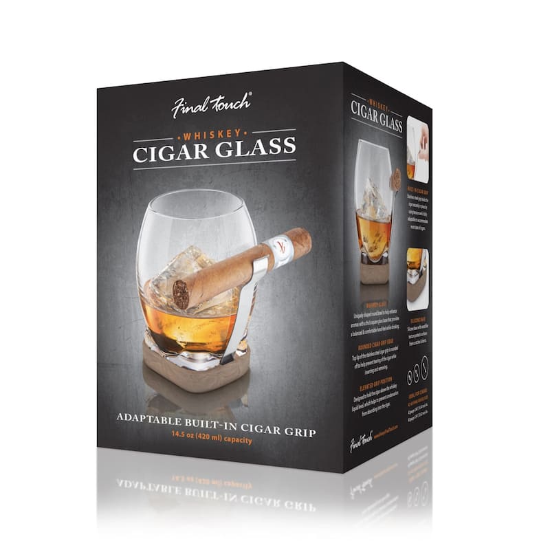 Final Touch Whiskey Cigar Glass - 14.5 oz