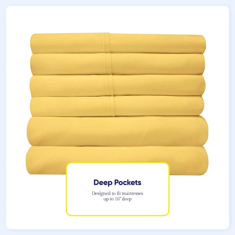 Luxurious Ultra Soft 6-Piece Bed Sheet Set