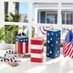 preview thumbnail 1 of 6, Glitzhome 9.75"H Wooden Patriotic Firecracker Table Decor Multi