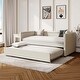 preview thumbnail 20 of 19, Upholstered Daybed with Trundle for Guest Room