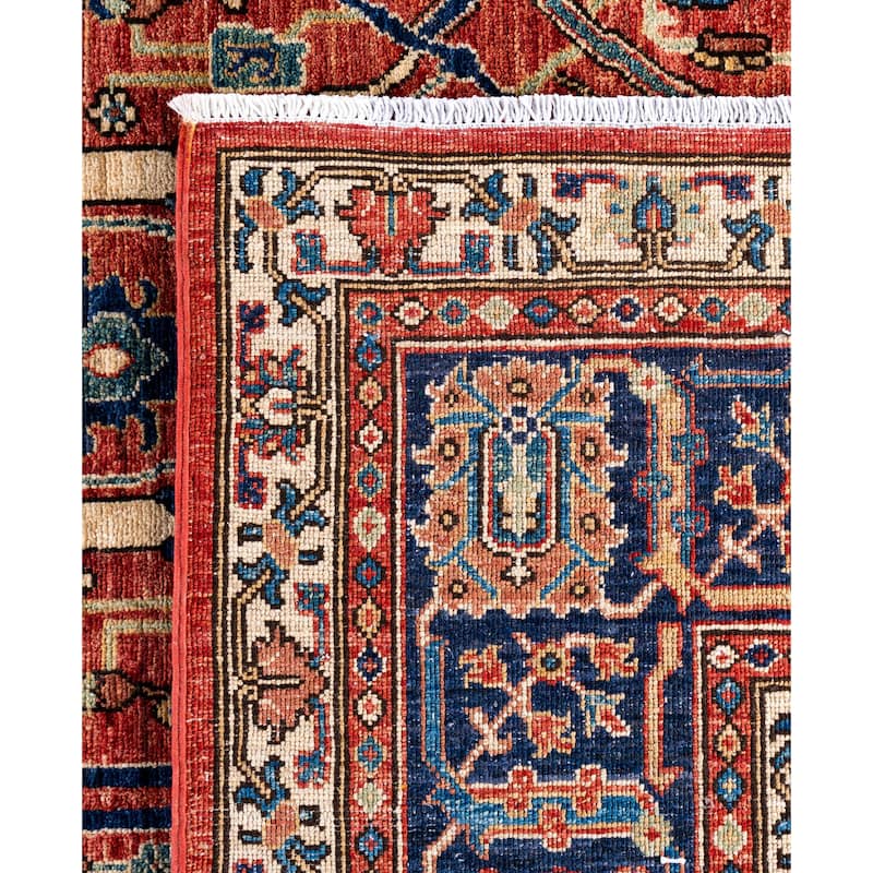 Serapi One-of-a-Kind Hand-Knotted Area Rug - Red - 8' 0" x 9' 10"