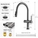 preview thumbnail 19 of 39, Lefton Touchless Pull-Out Kitchen Faucet, Hands Free Motion Sensor Activated, Battery-Free Temperature Display, KF2206