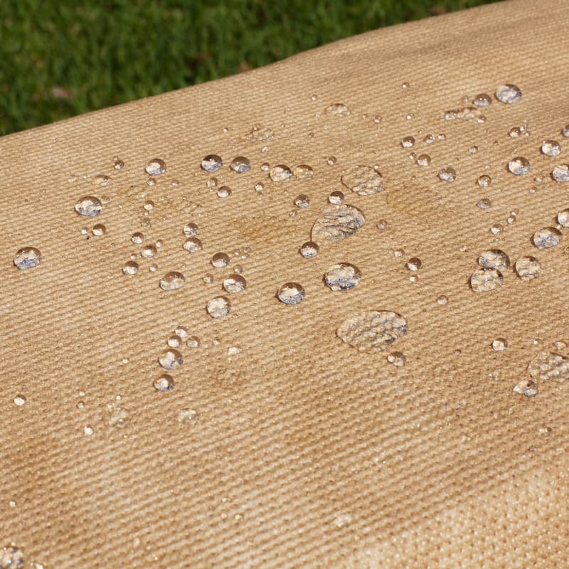 Budge Water-Resistant Oval Patio Table Cover, All-Seasons, Nutmeg