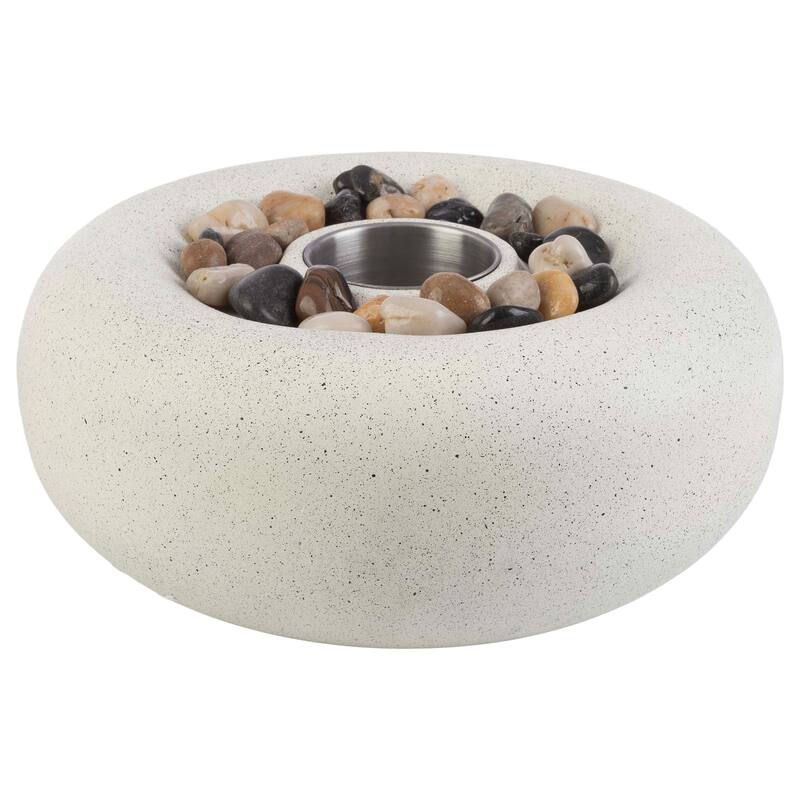 Pure Garden Bioethanol or Rubbing Alcohol Smokeless Tabletop Fire Pit