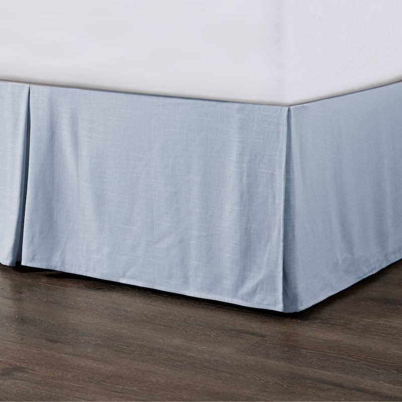HiEnd Accents Hera Tailored Linen Bed Skirt