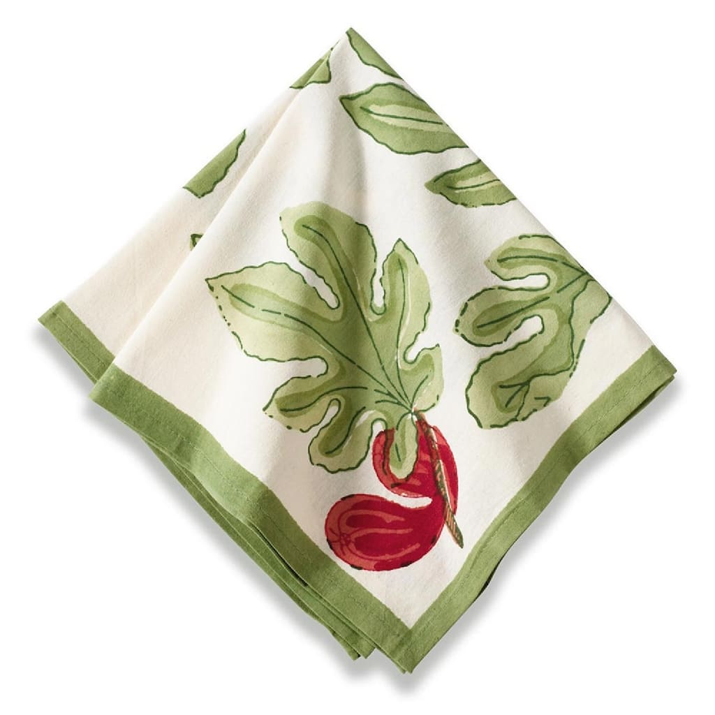 Coleur Nature Fig 19-inch Napkins (Set of 6)