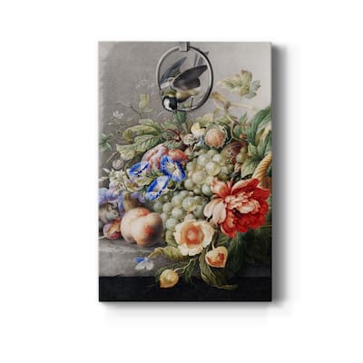 Flowers and Fruits Premium Gallery Wrapped Canvas - Ready to Hang