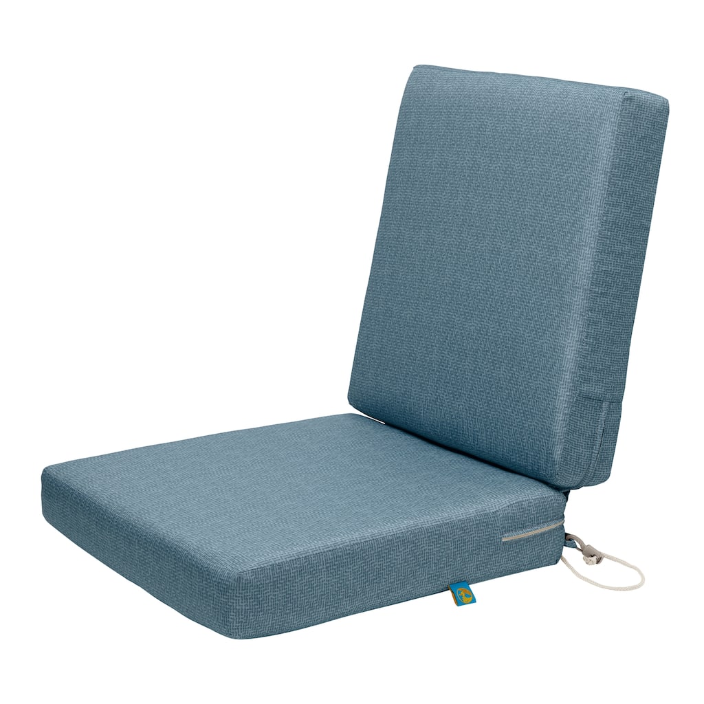 Duck Covers Weekend Water-Resistant Outdoor Dining Chair Cushions