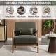 preview thumbnail 44 of 142, Aston Modern Solid wood Accent Chair for Living Room