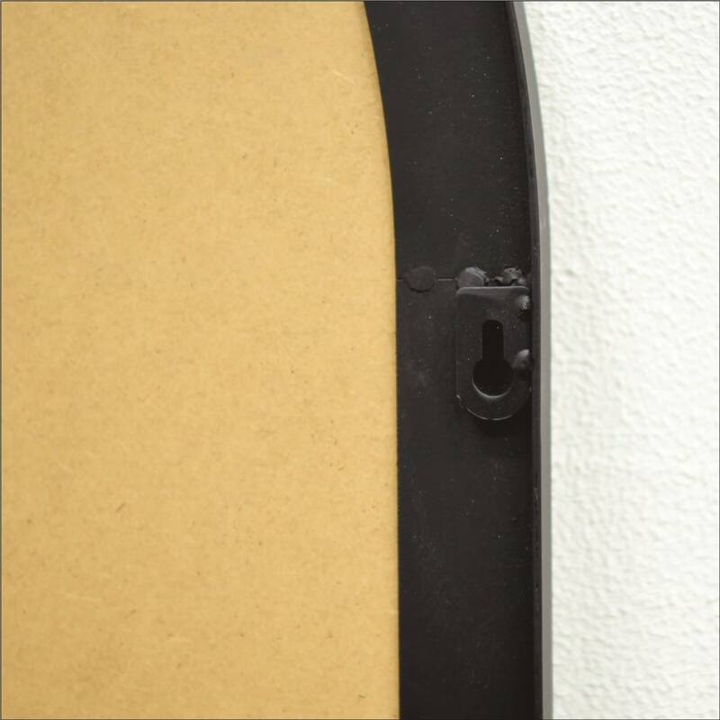 Semicircular Wall Mounted Mirror Versatile Home Decor Ideal