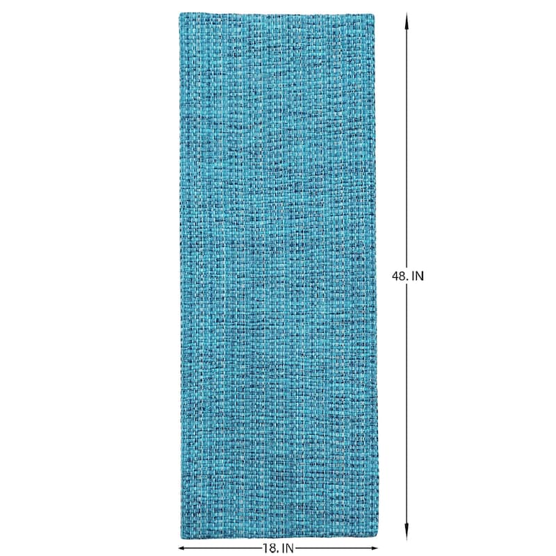 Premium Cotton Woven Anti-Fatigue Cushioned Kitchen Mat Runner Set Working Mat |18x30 | 18x48 Inches Comfort and Style