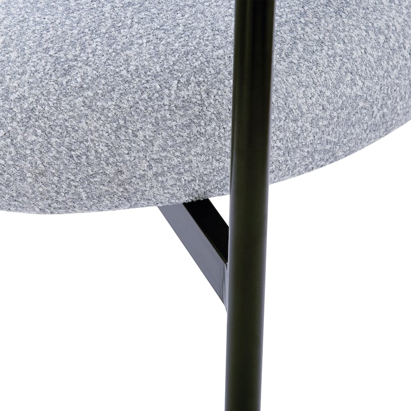 Upholstered Armchair Dining Chairs With Metal Legs for Home, Kitchen, Living Room(Set of 2)
