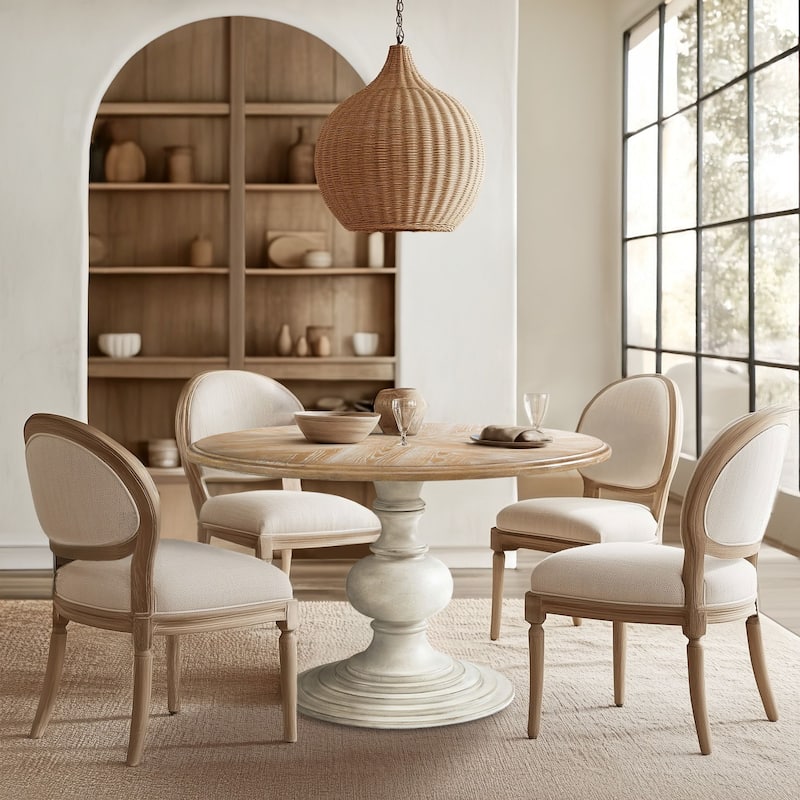 Madison Park Lexi 46" Round Pedestal Dining Table Dining Table