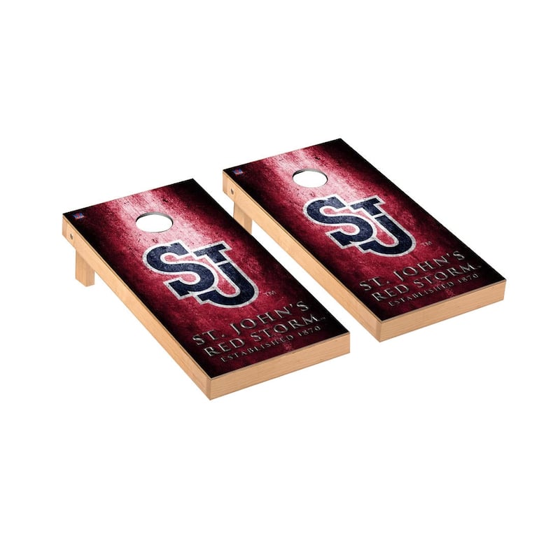 St. Johns Red Storm Museum Cornhole Board Set