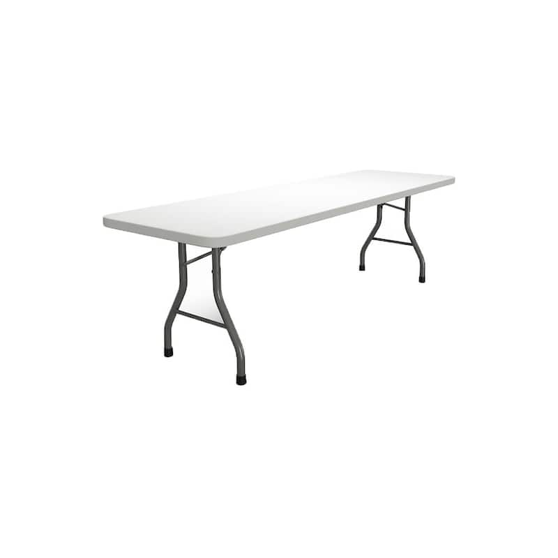 Event Series Rectangle Folding Table 96 x 30 - White/Grey