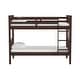 preview thumbnail 24 of 26, Walker Edison Como Solid Wood Mission Twin Convertible Bunk Bed