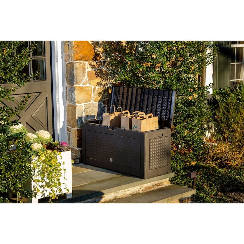 Urban Matuba Home and Garden Storage Box w/wheels, 82 gallon capacity - 82 gallon