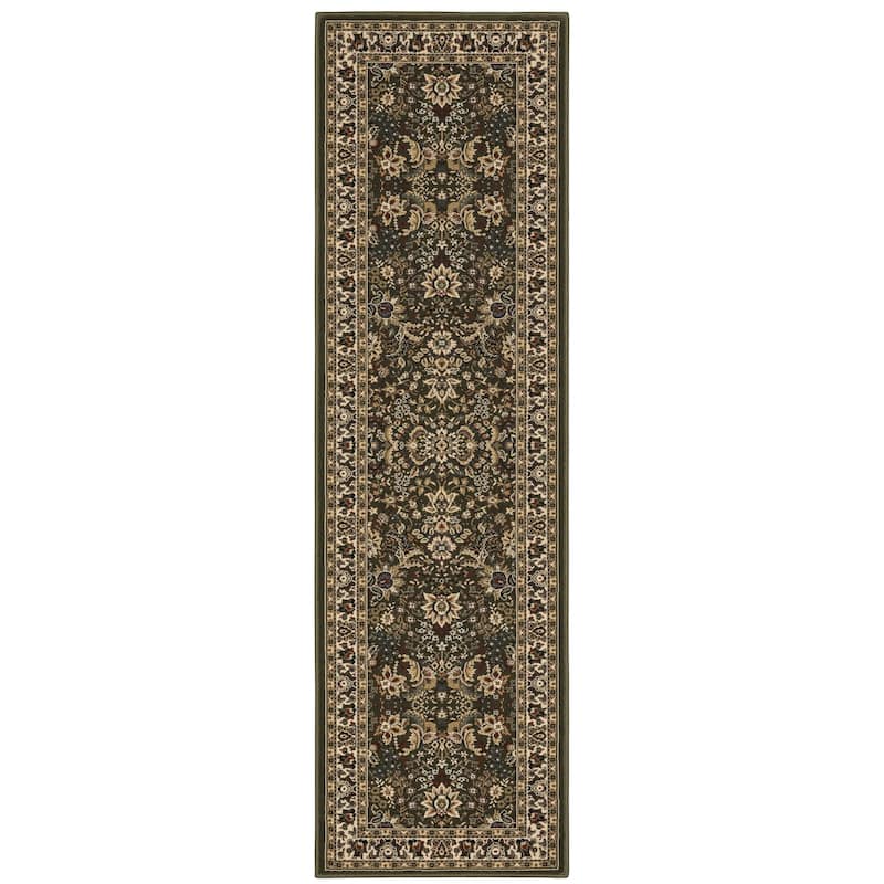 HomeRoots Oriental Traditional Runner Area Rug
