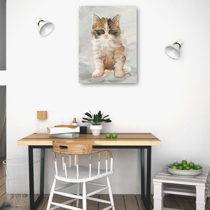 Pretty Kitty II By Studio Arts Canvas Art Print