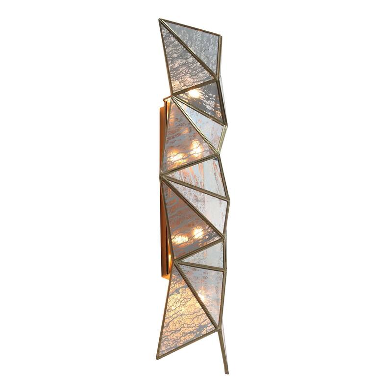 Metropolitan N1694 Geo-Gem 4 Light 28" Tall Wall Sconce